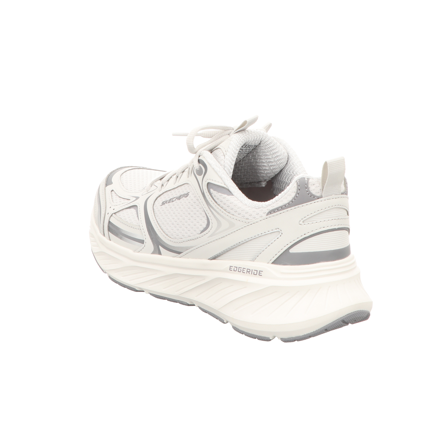 Skechers Damen Schnürschuh Edgeride Silver Eclipse in grau