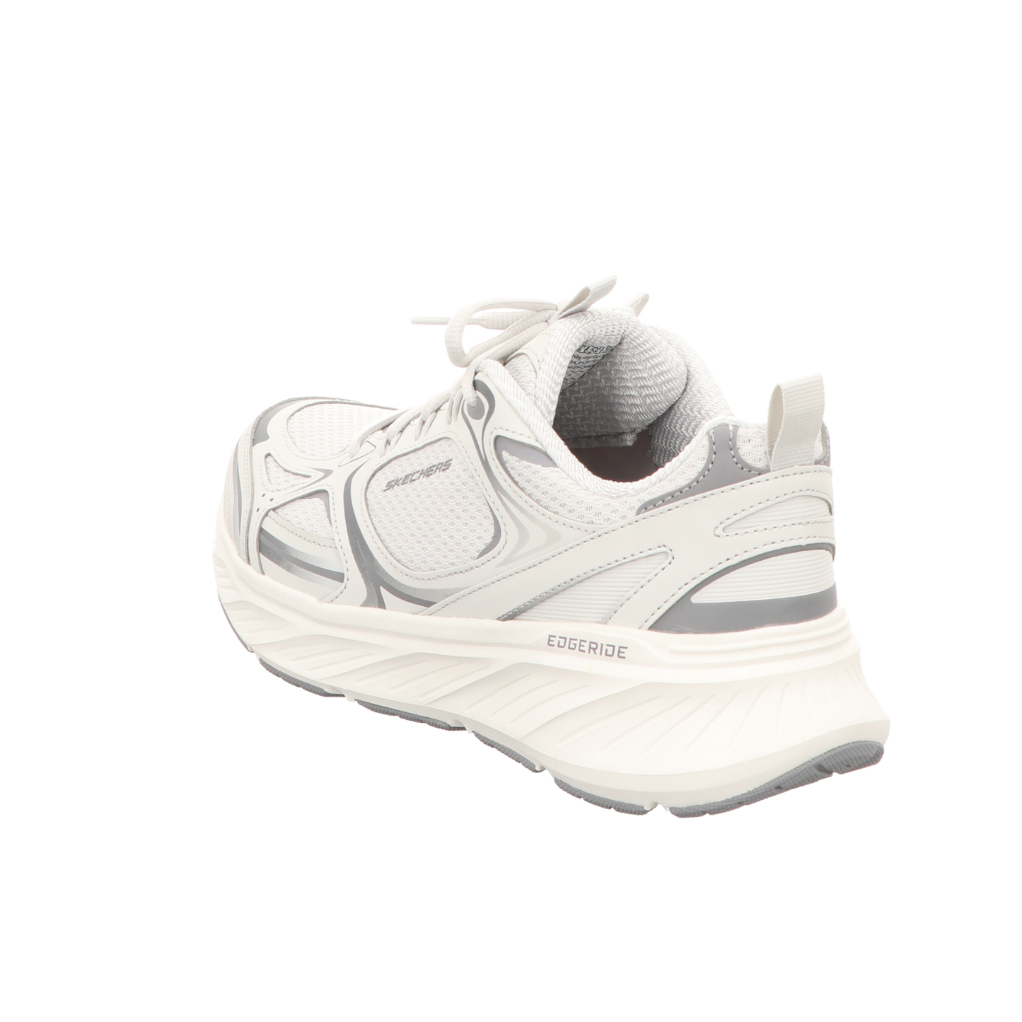 Skechers Damen Schnürschuh Edgeride Silver Eclipse in grau