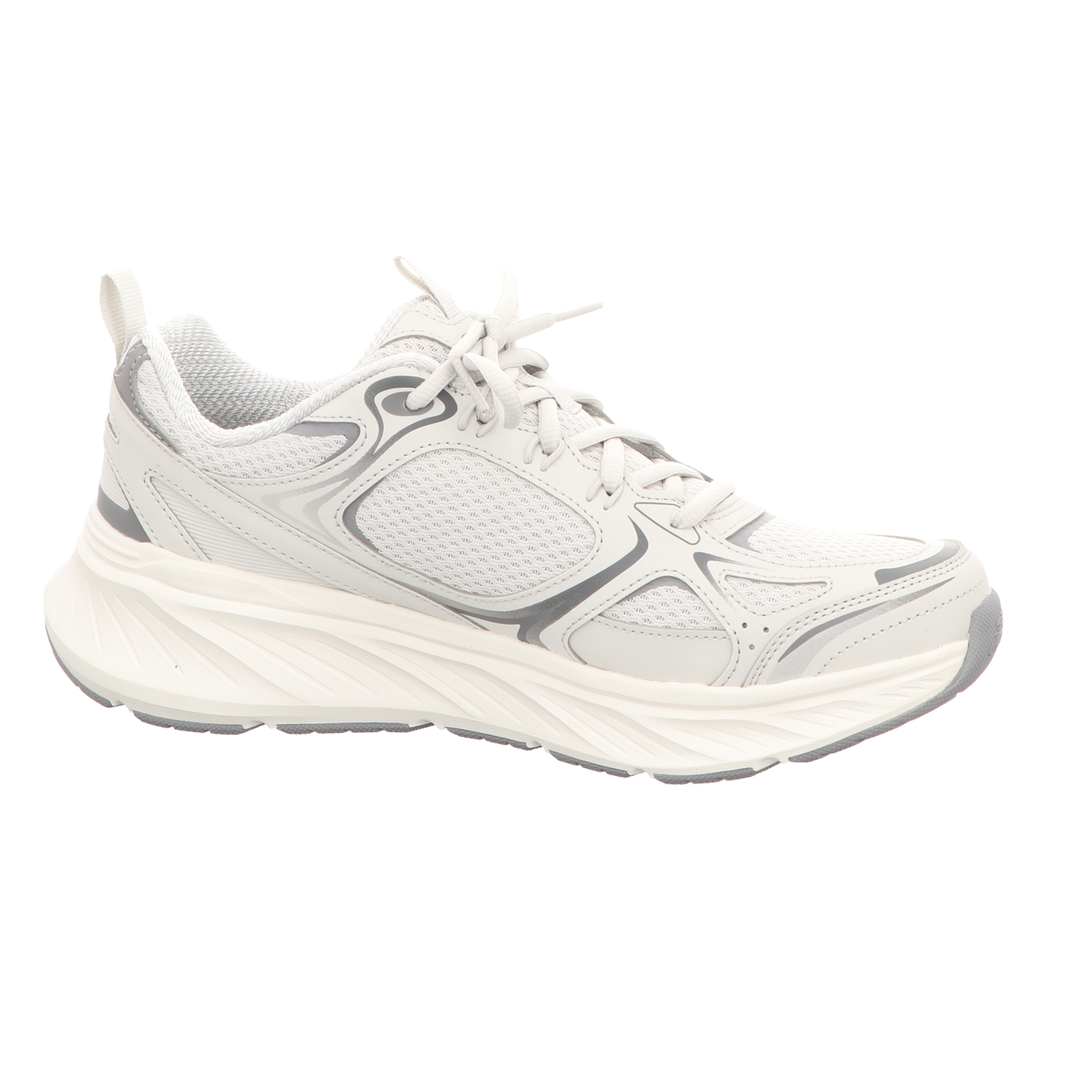 Skechers Damen Schnürschuh Edgeride Silver Eclipse in grau