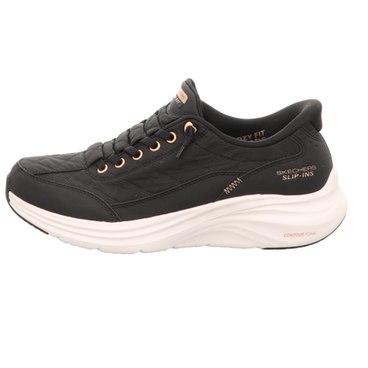 Skechers Damen Slipper Slip Ins Contour Foam in schwarz