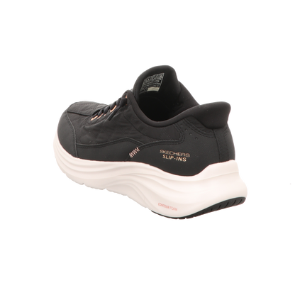 Skechers Damen Slipper Slip Ins Contour Foam in schwarz