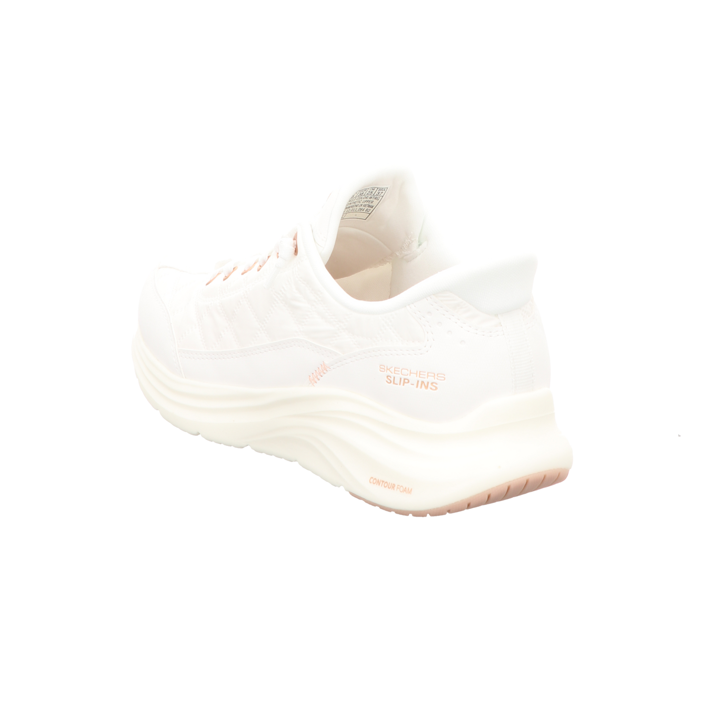 Skechers Damen Slipper Slip-Ins-Contour Foam-Golden H in weiss