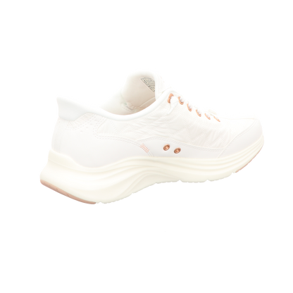 Skechers Damen Slipper Slip-Ins-Contour Foam-Golden H in weiss