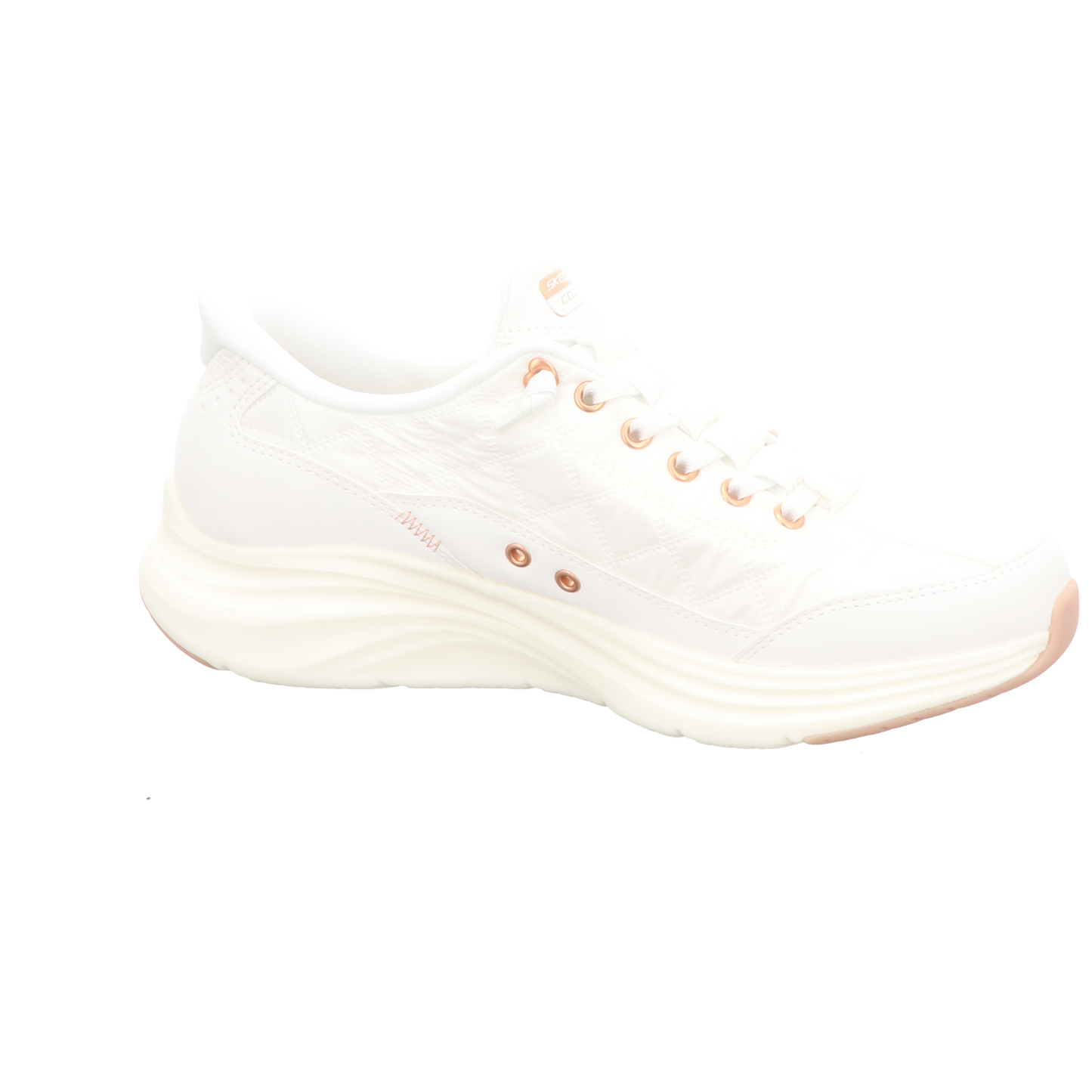 Skechers Damen Slipper Slip-Ins-Contour Foam-Golden H in weiss