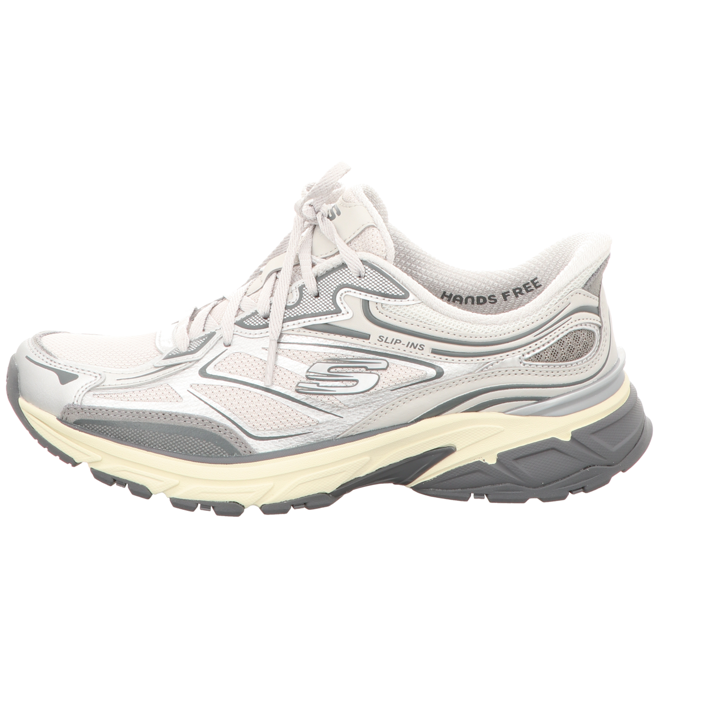 Skechers Damen Slipper Slip-Ins-Stamina Sport in silber