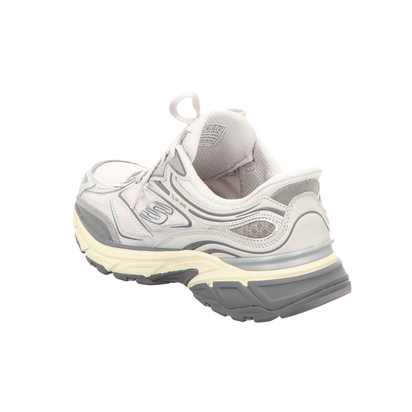 Skechers Damen Slipper Slip-Ins-Stamina Sport in silber