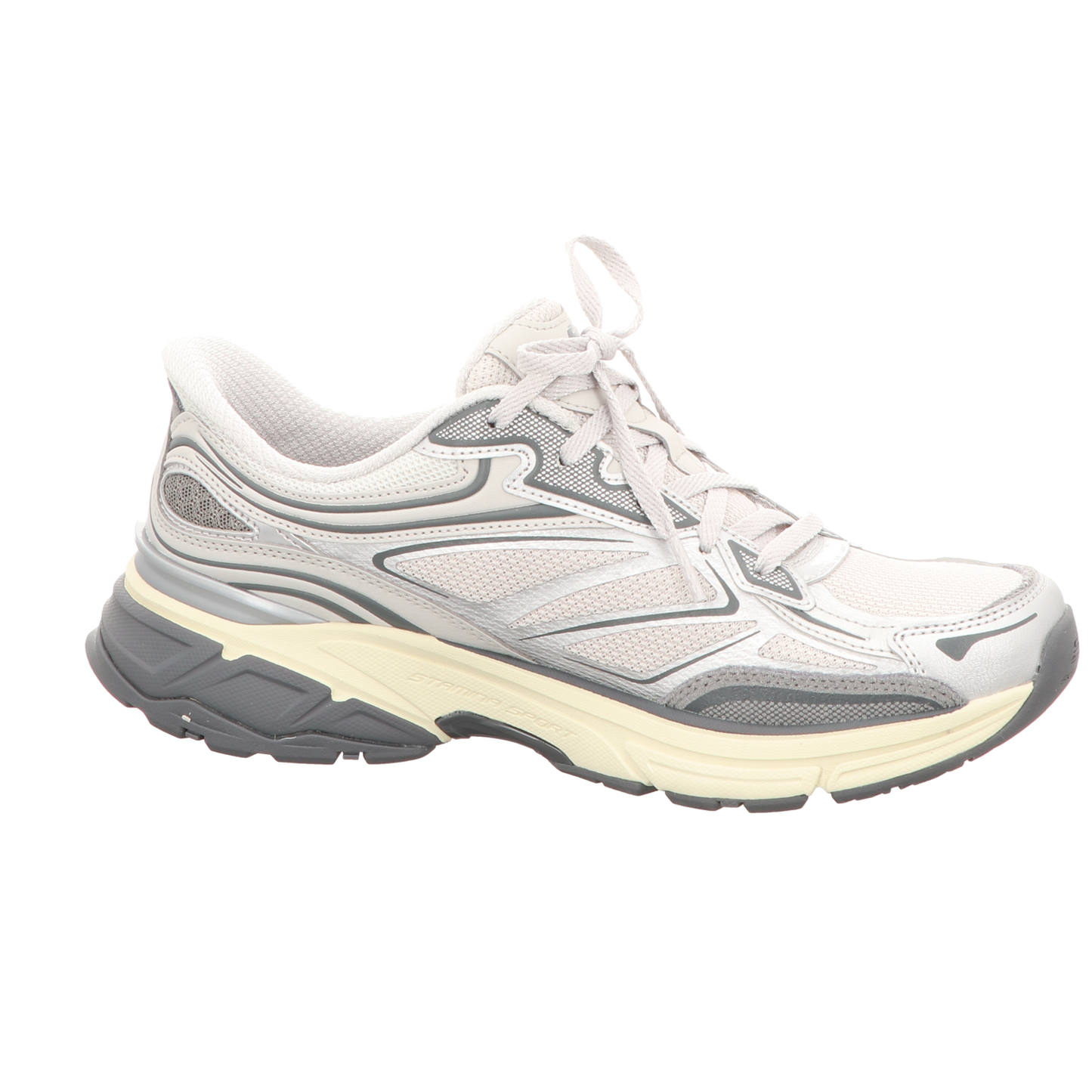 Skechers Damen Slipper Slip-Ins-Stamina Sport in silber