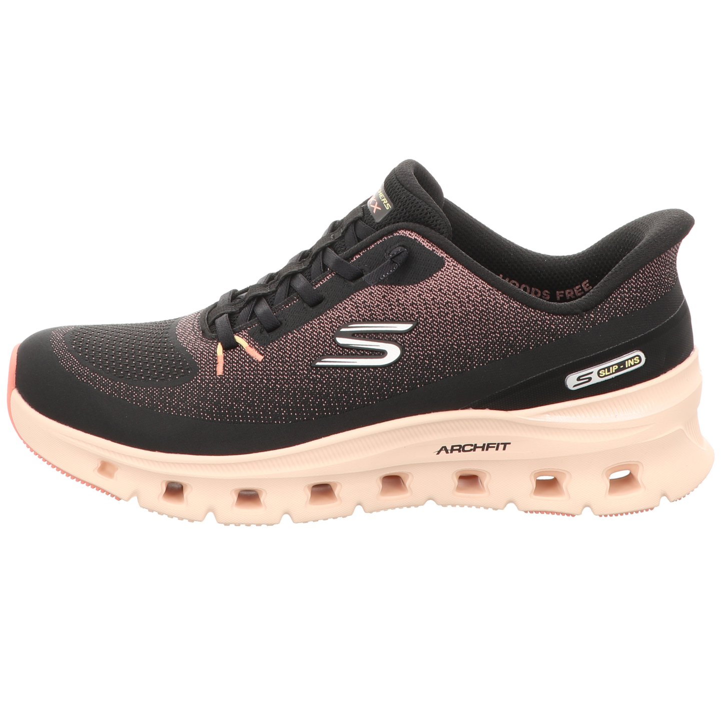 Skechers Damen Slipper Slip-Ins-Arch Fit Glide in schwarz