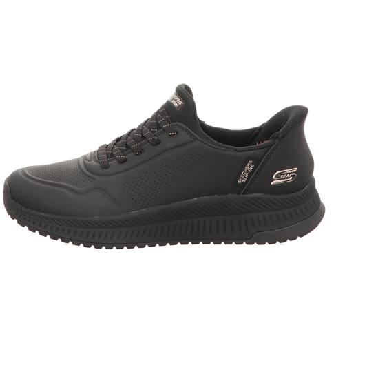 Skechers Damen Slipper Slip-Ins: Bobs Squad 4 in schwarz