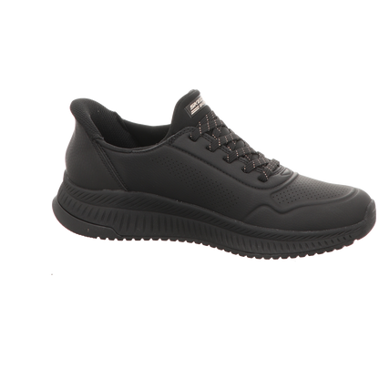 Skechers Damen Slipper Slip-Ins: Bobs Squad 4 in schwarz