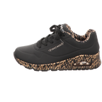 Skechers Damen Schnürschuh Uno-Goldcrown in schwarz