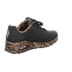 Skechers Damen Schnürschuh Uno-Goldcrown in schwarz