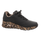 Skechers Damen Schnürschuh Uno-Goldcrown in schwarz
