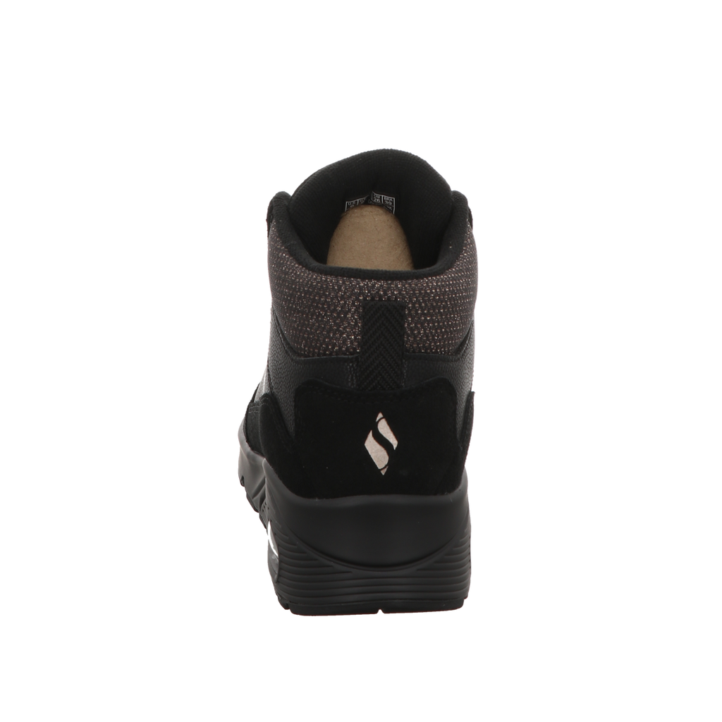 Skechers Damen Stiefel Uno Stacre Shine in schwarz