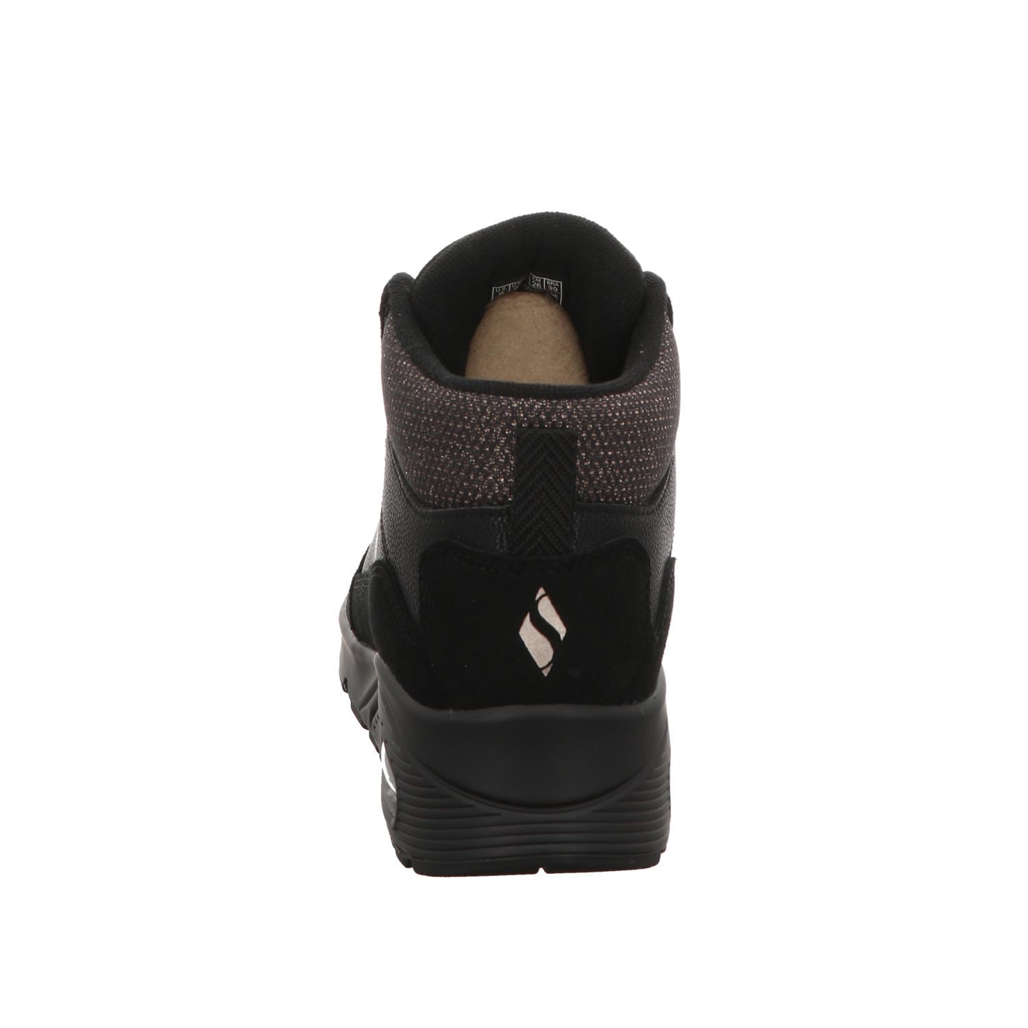 Skechers Damen Stiefel Uno Stacre Shine in schwarz