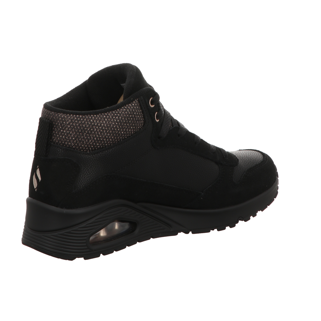 Skechers Damen Stiefel Uno Stacre Shine in schwarz