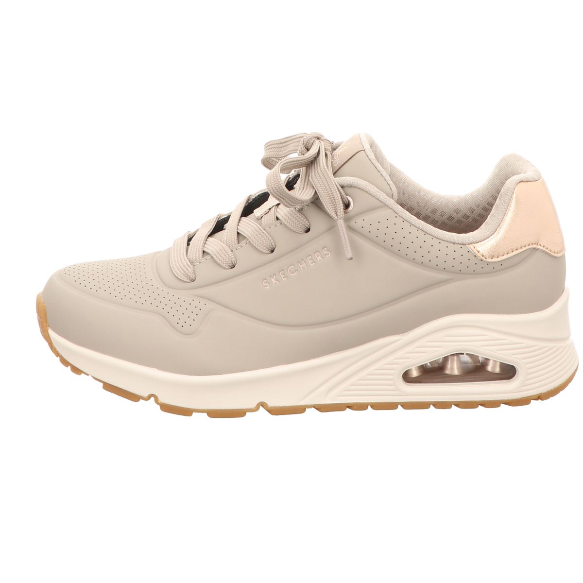 Skechers Damen Schnürschuh Uno-Golden Air in grau