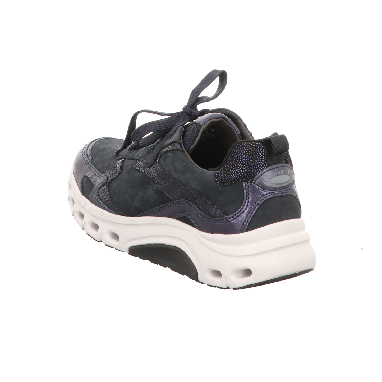 Gabor Damen Schnürschuh bequem  in blau