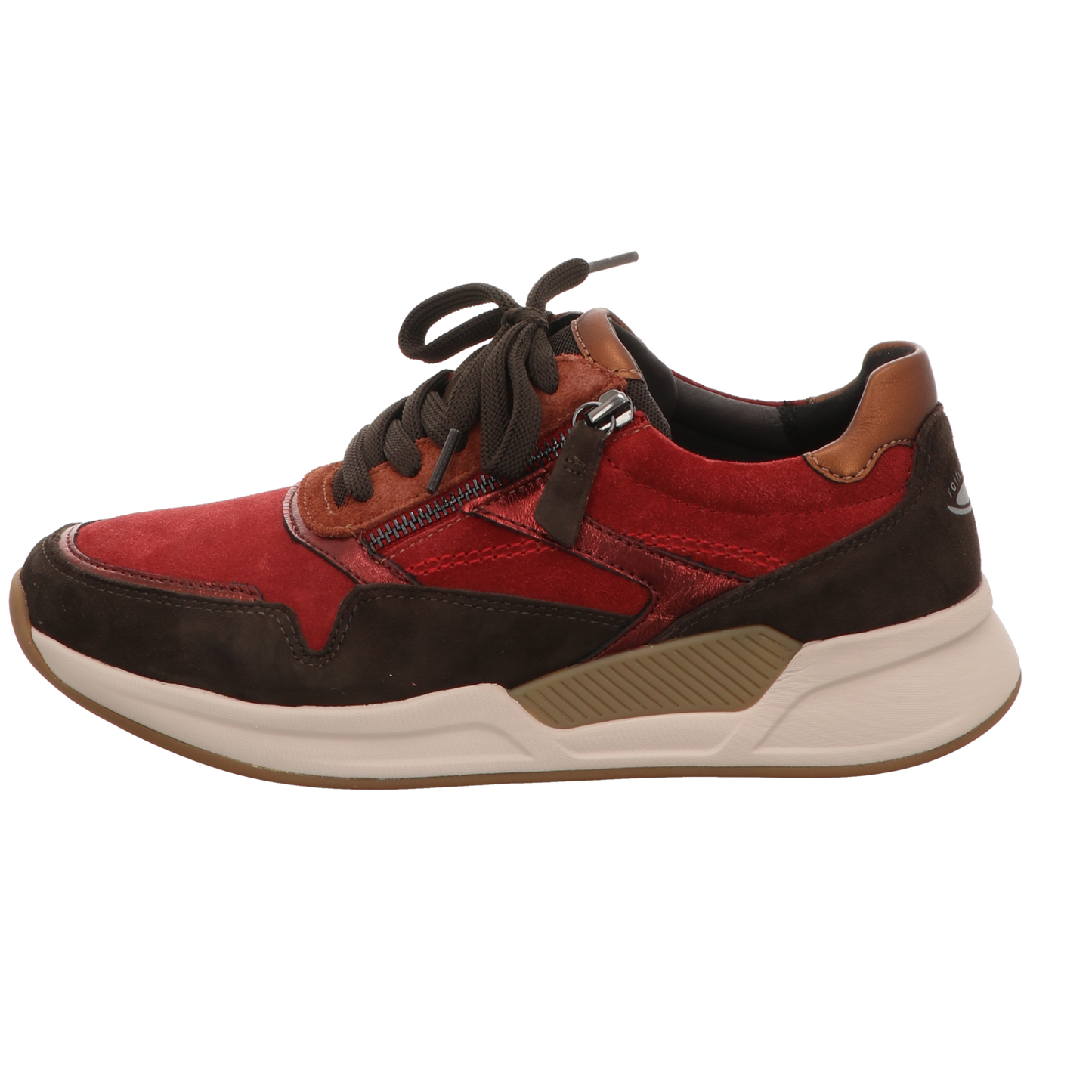 Gabor Damen Schnürschuh bequem  in bordeaux