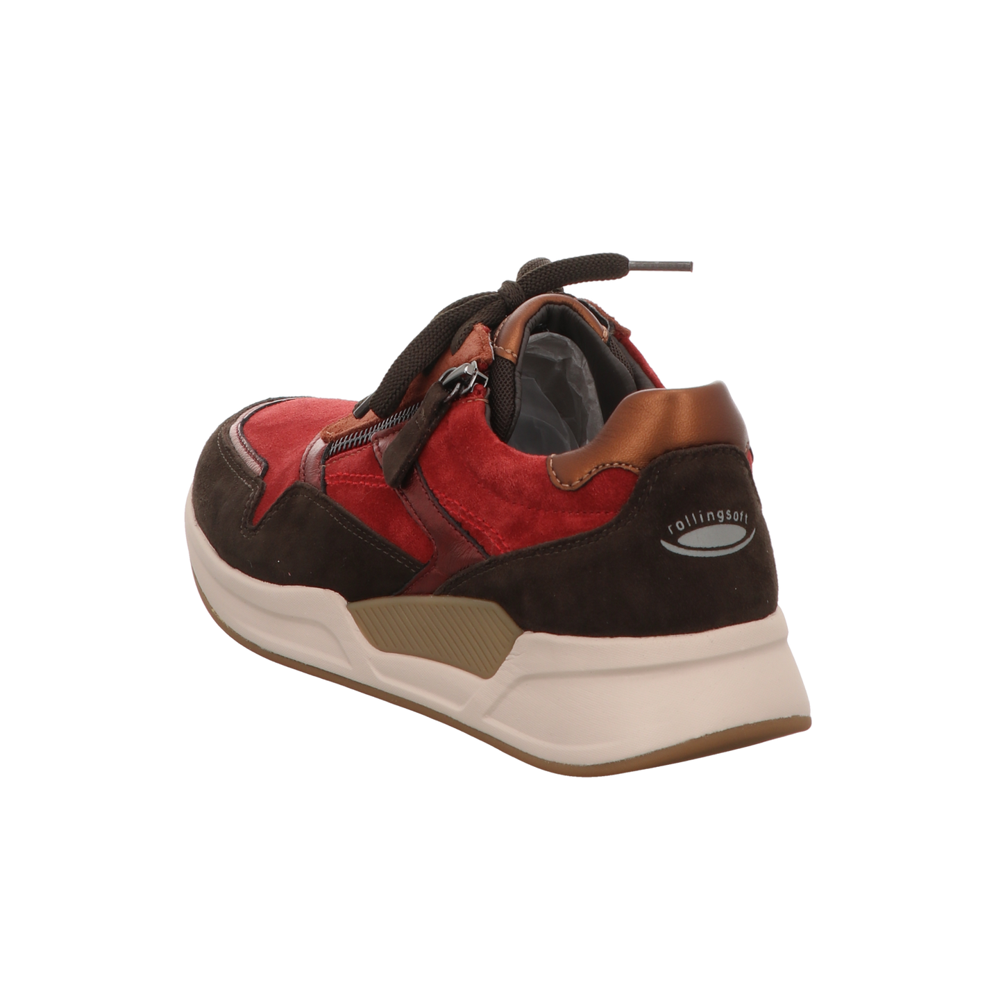 Gabor Damen Schnürschuh bequem  in bordeaux