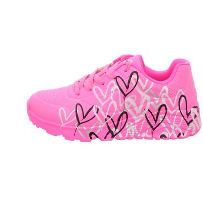 Skechers Damen Schnürschuh Goldcrown: Uno Lite in pink