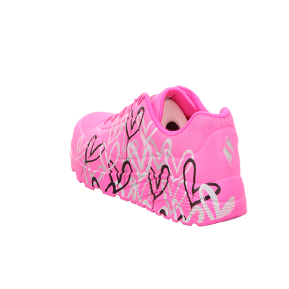 Skechers Damen Schnürschuh Goldcrown: Uno Lite in pink