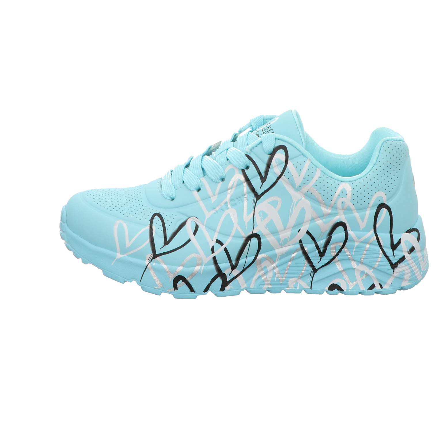 Skechers Damen Schnürschuh Goldcrown: Uno Lite in tuerkis