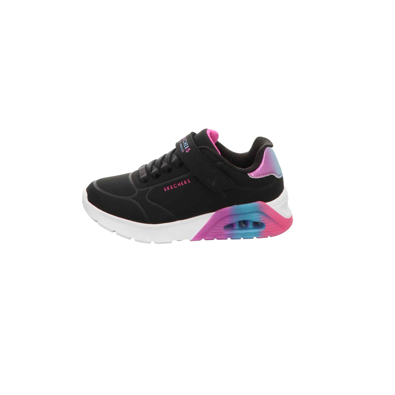Skechers Damen Slipper Uno Lite 2.0-Vivid Metallic in schwarz