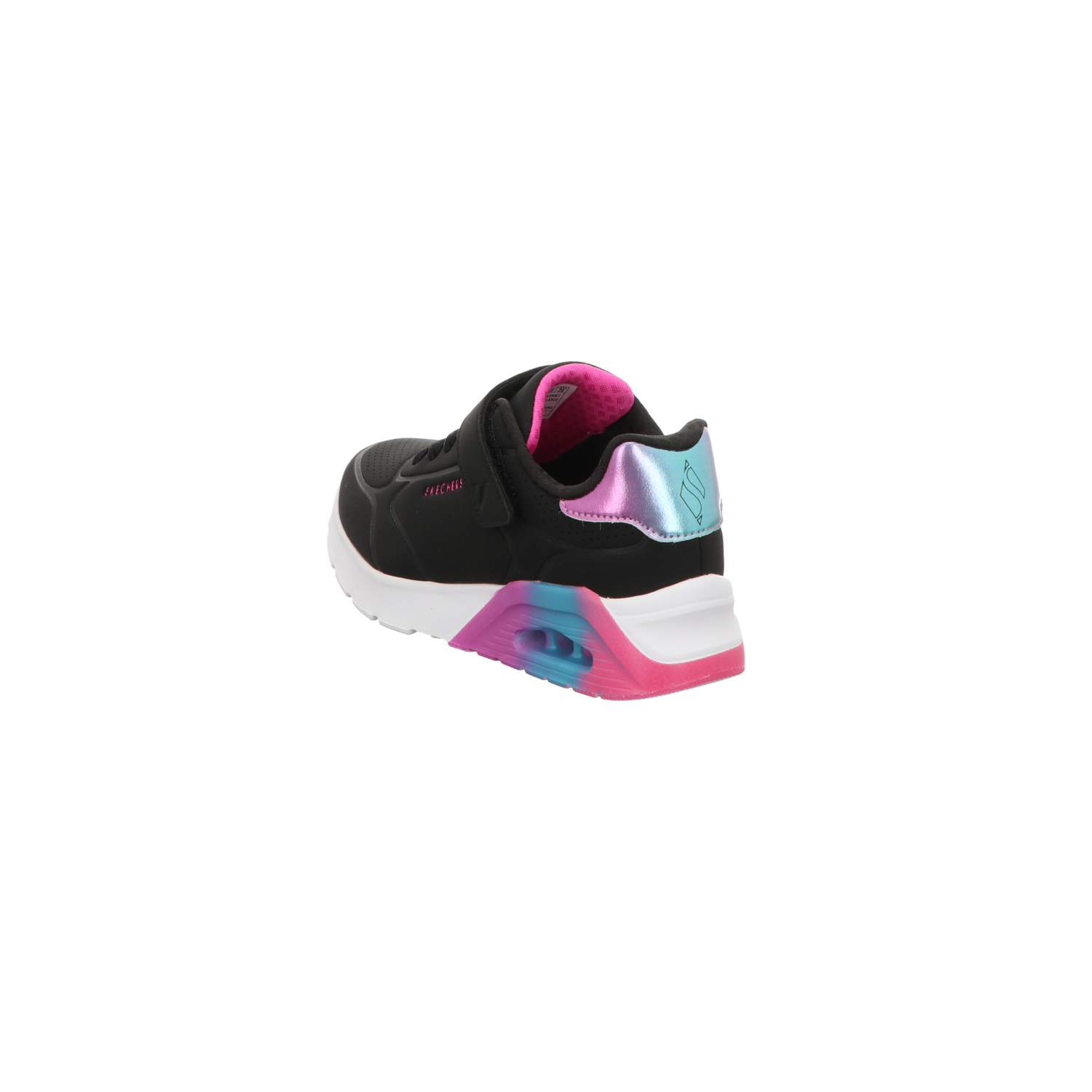 Skechers Damen Slipper Uno Lite 2.0-Vivid Metallic in schwarz