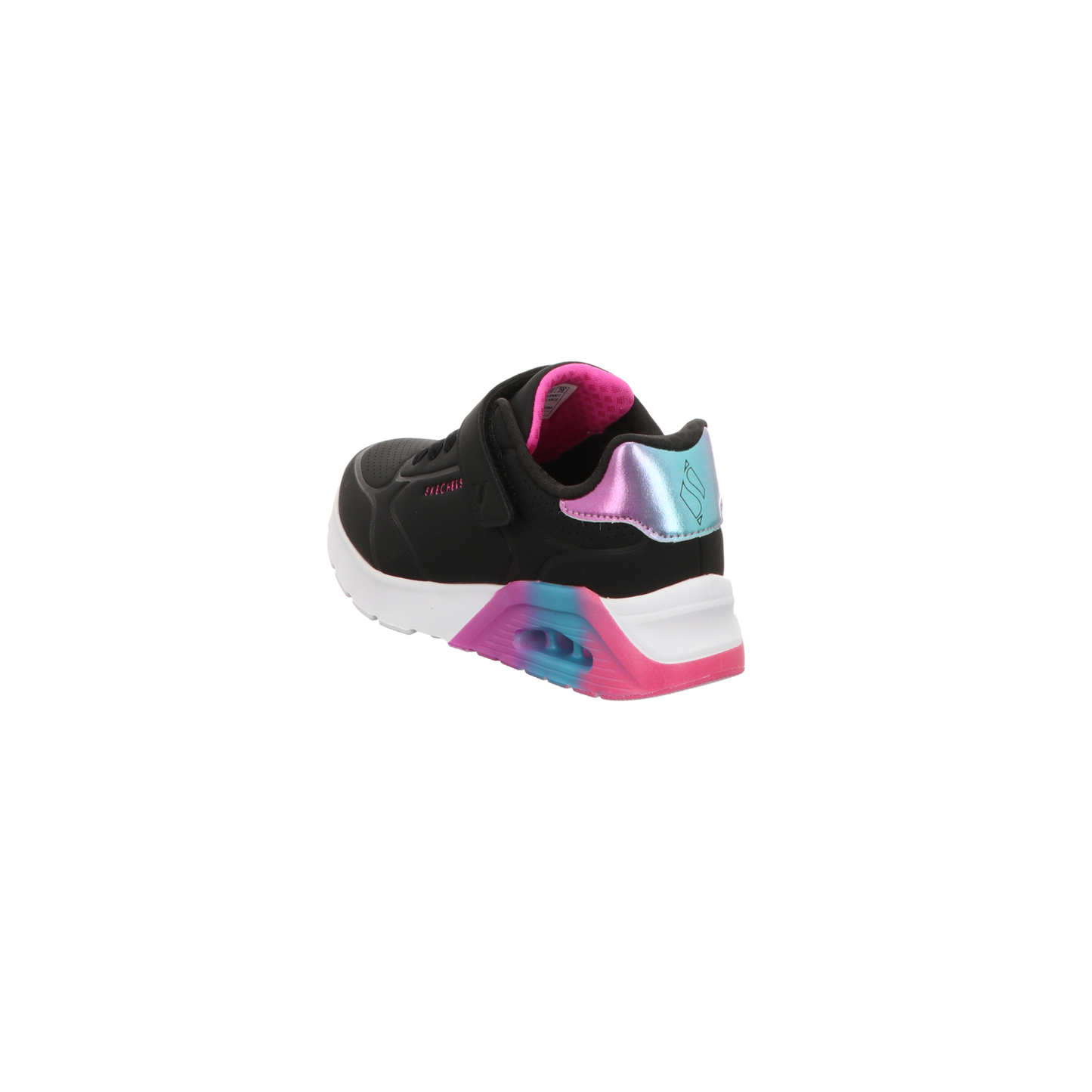 Skechers Damen Slipper Uno Lite 2.0-Vivid Metallic in schwarz