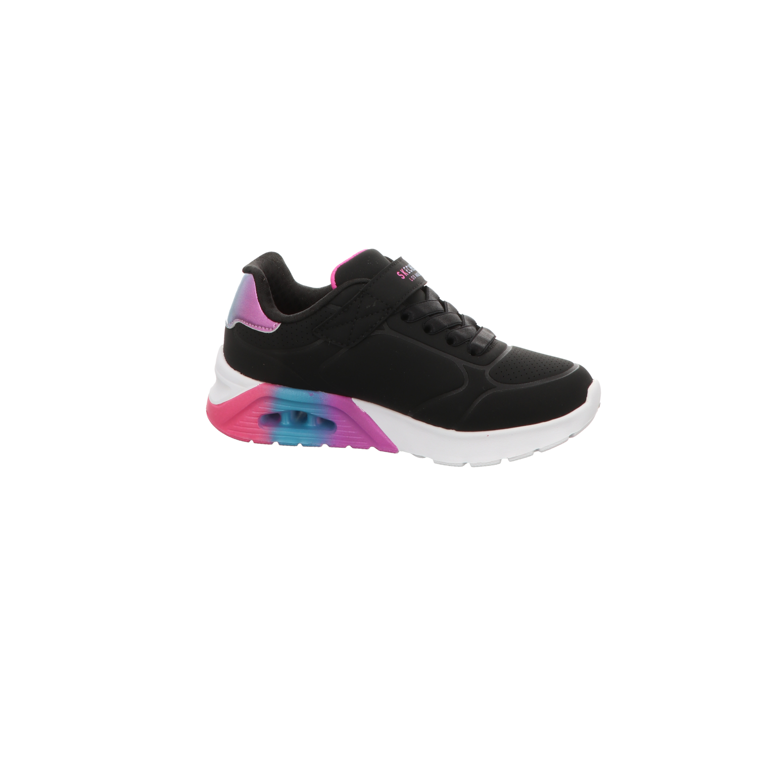 Skechers Damen Slipper Uno Lite 2.0-Vivid Metallic in schwarz
