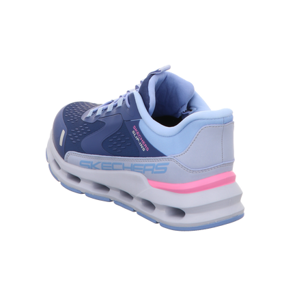 Skechers Herren Slipper Slip-Ins Bungee- Glide Step in blau