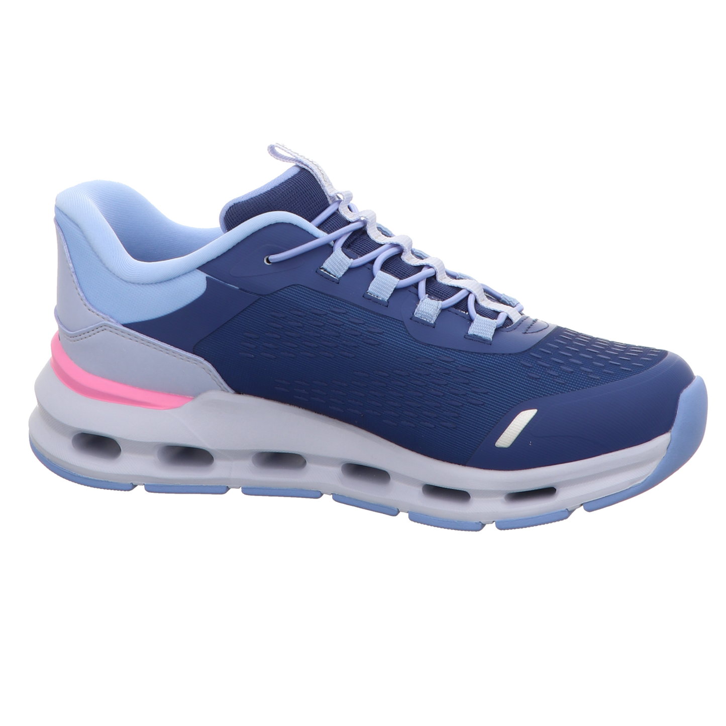 Skechers Herren Slipper Slip-Ins Bungee- Glide Step in blau