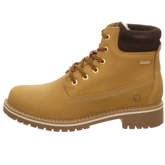 Tamaris Damen Schnürstiefel M2624441 in gelb