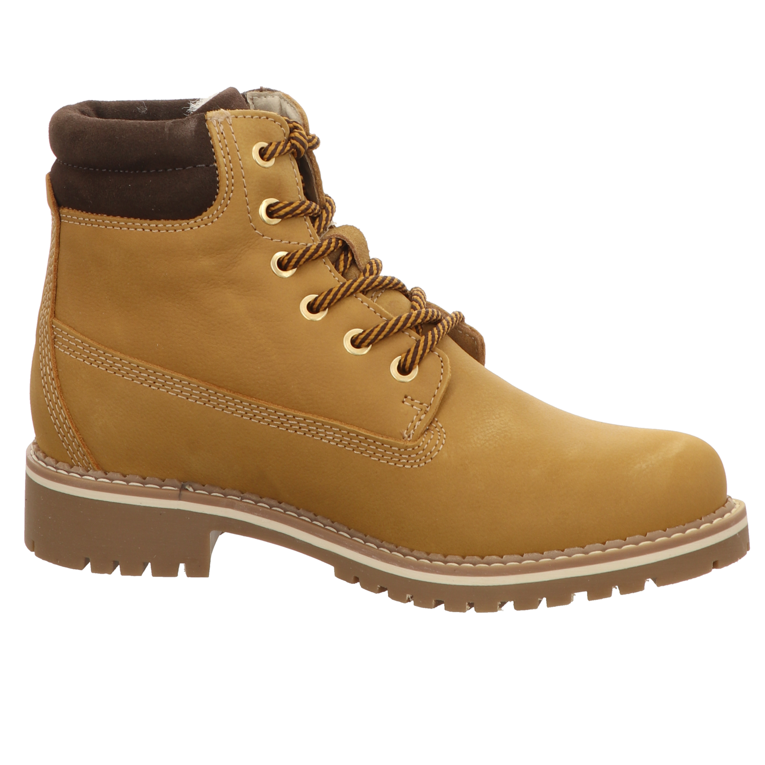Tamaris Damen Schnürstiefel M2624441 in gelb