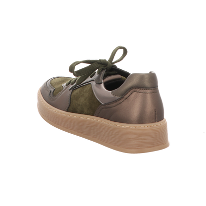 Gabor Damen Schnürschuh  in oliv