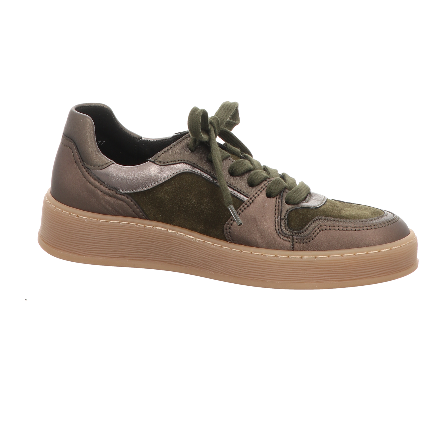 Gabor Damen Schnürschuh  in oliv