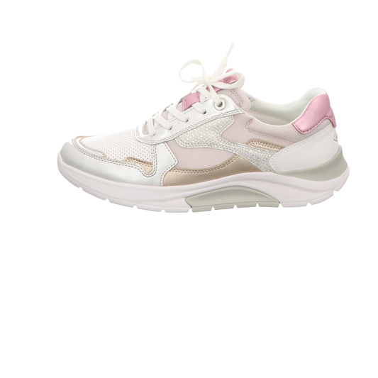 Gabor Damen Schnürschuh bequem Rollingsoft in weiss