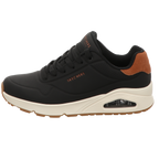Skechers Herren Schnürschuh Uno-Suited On Air in schwarz