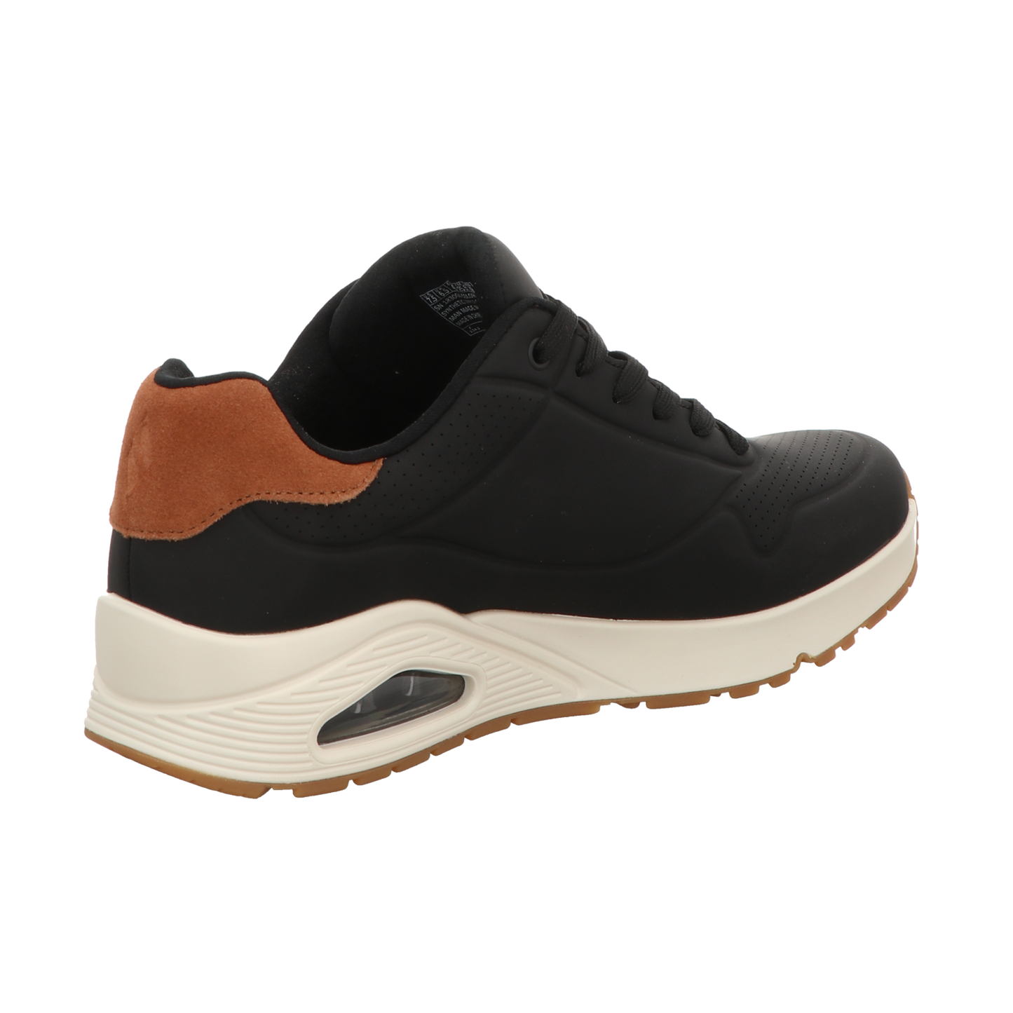 Skechers Herren Schnürschuh Uno-Suited On Air in schwarz