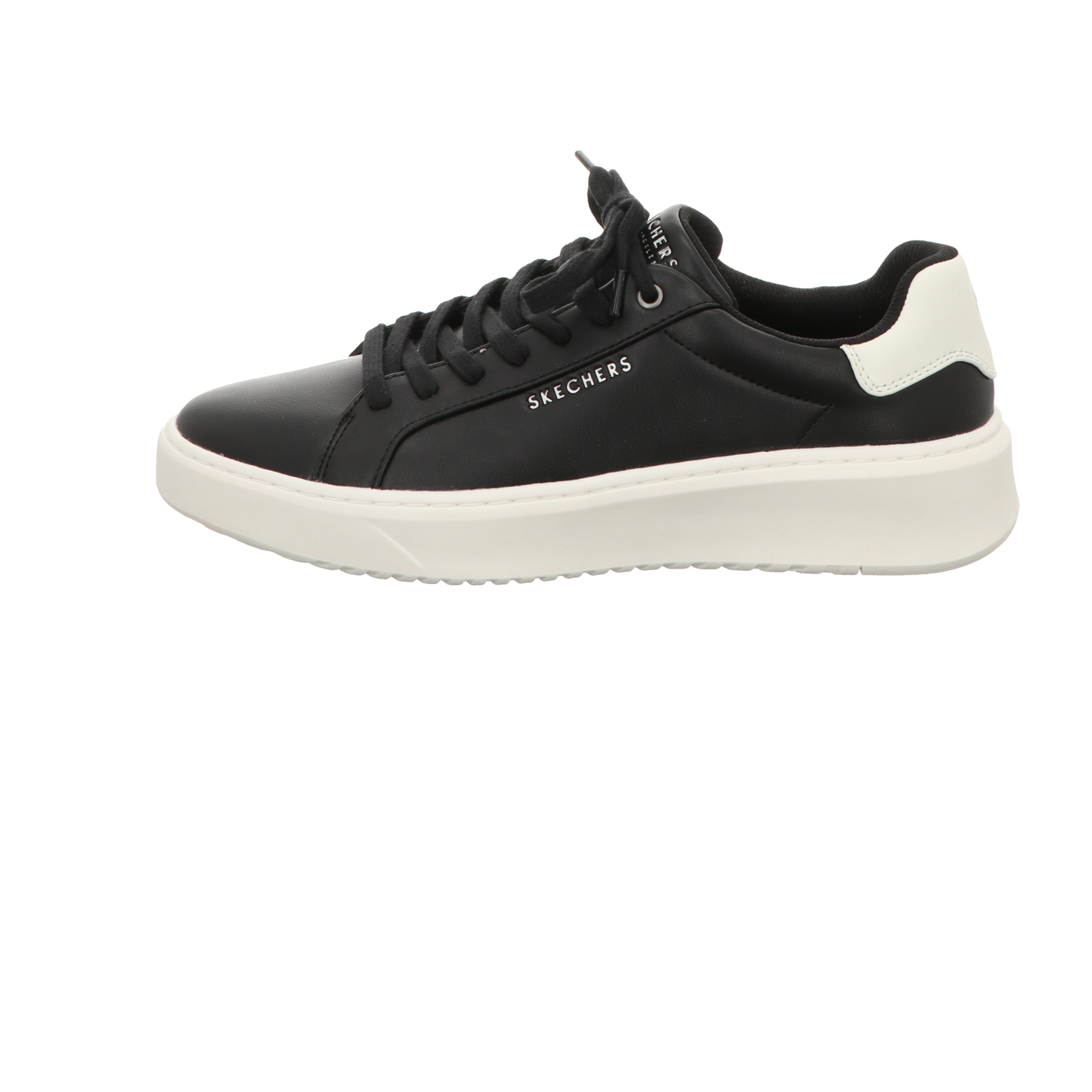 Skechers Herren Schnürschuh Court Break-Suit Sneaker in schwarz