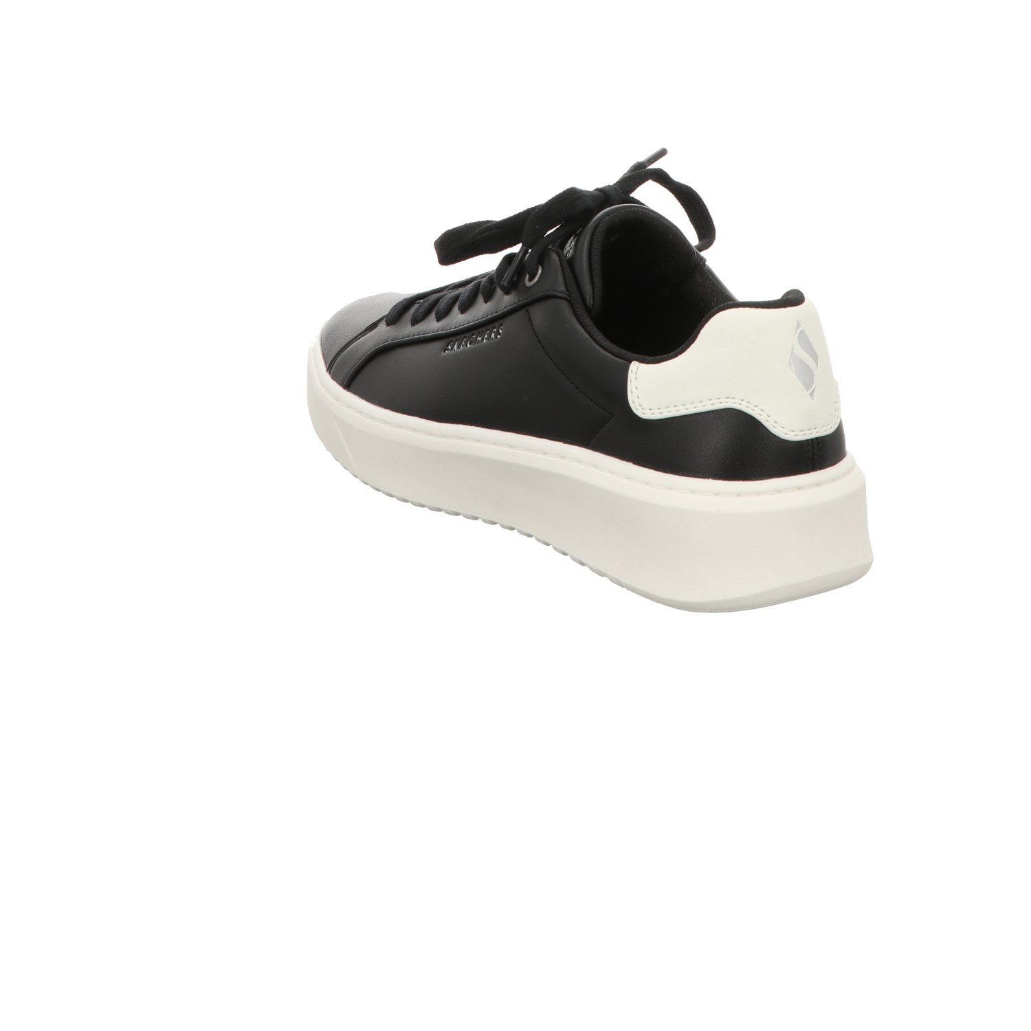 Skechers Herren Schnürschuh Court Break-Suit Sneaker in schwarz