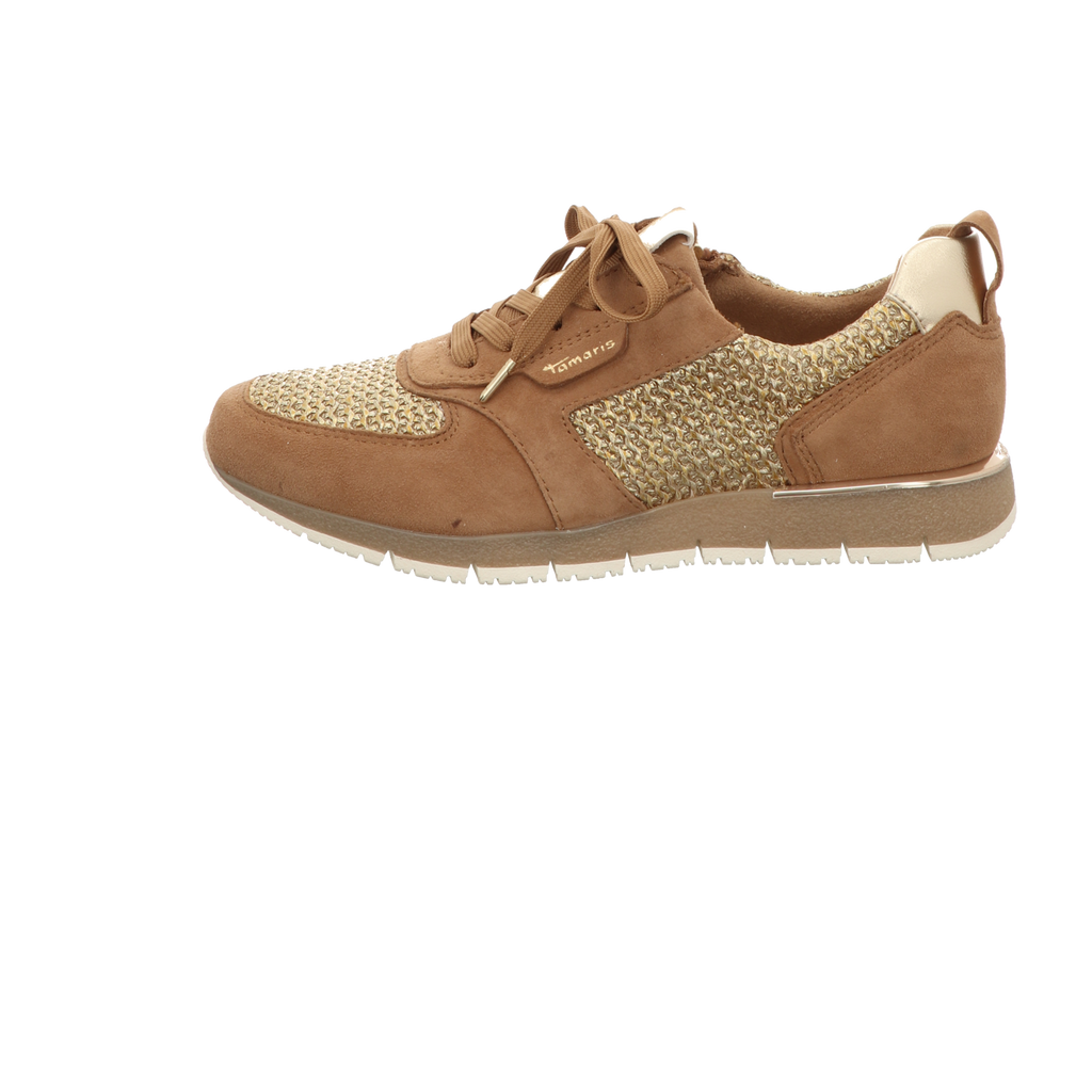 Tamaris Damen Schnürschuh M2378742 in braun