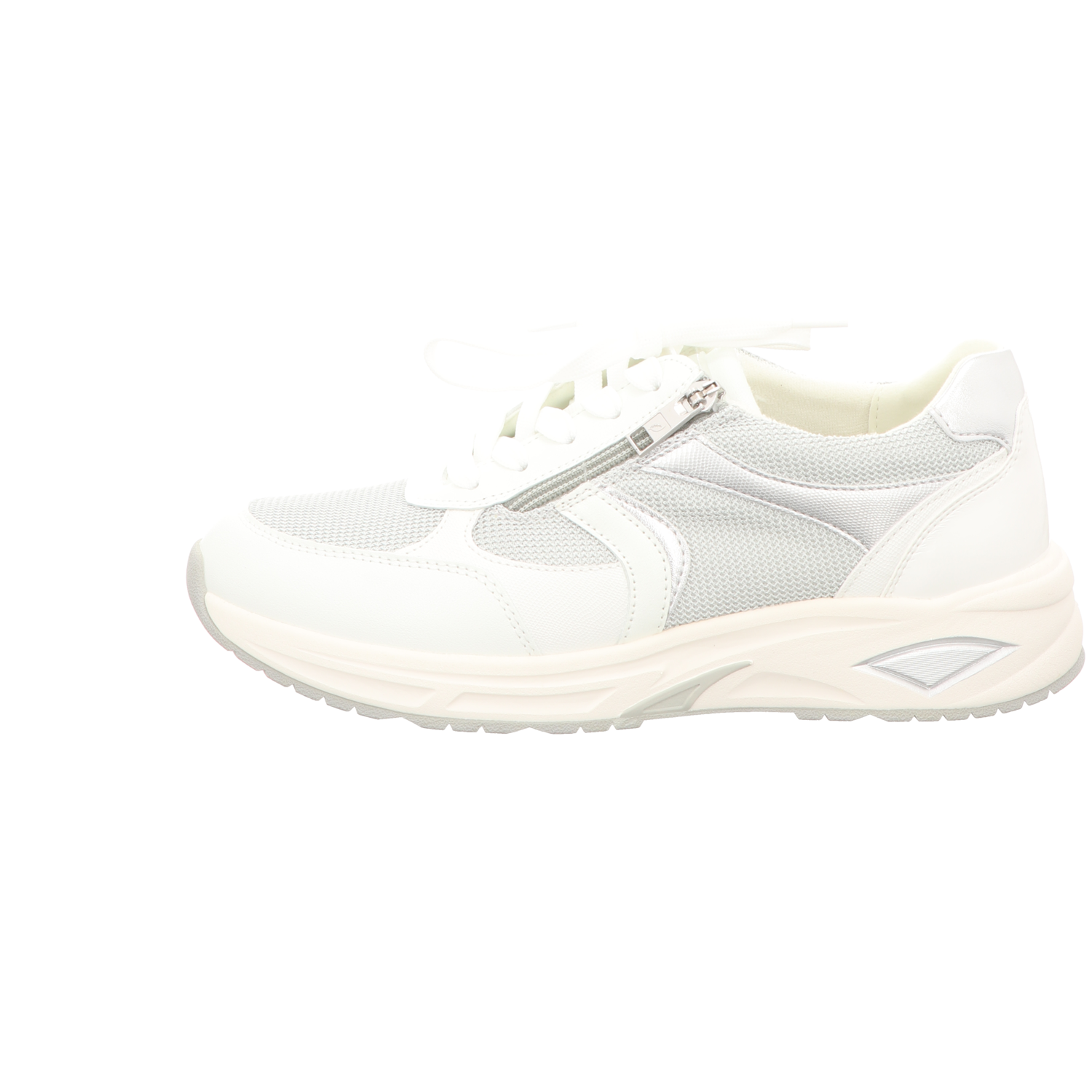 Waldläufer Damen Schnürschuh bequem H-Jill in weiss