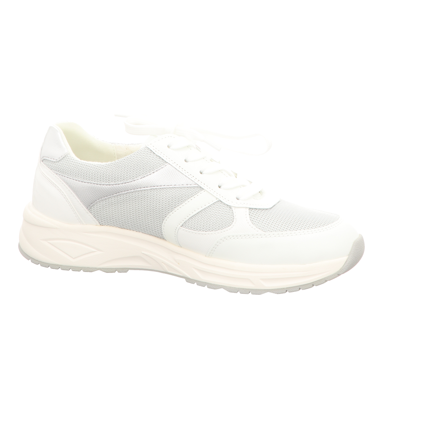 Waldläufer Damen Schnürschuh bequem H-Jill in weiss