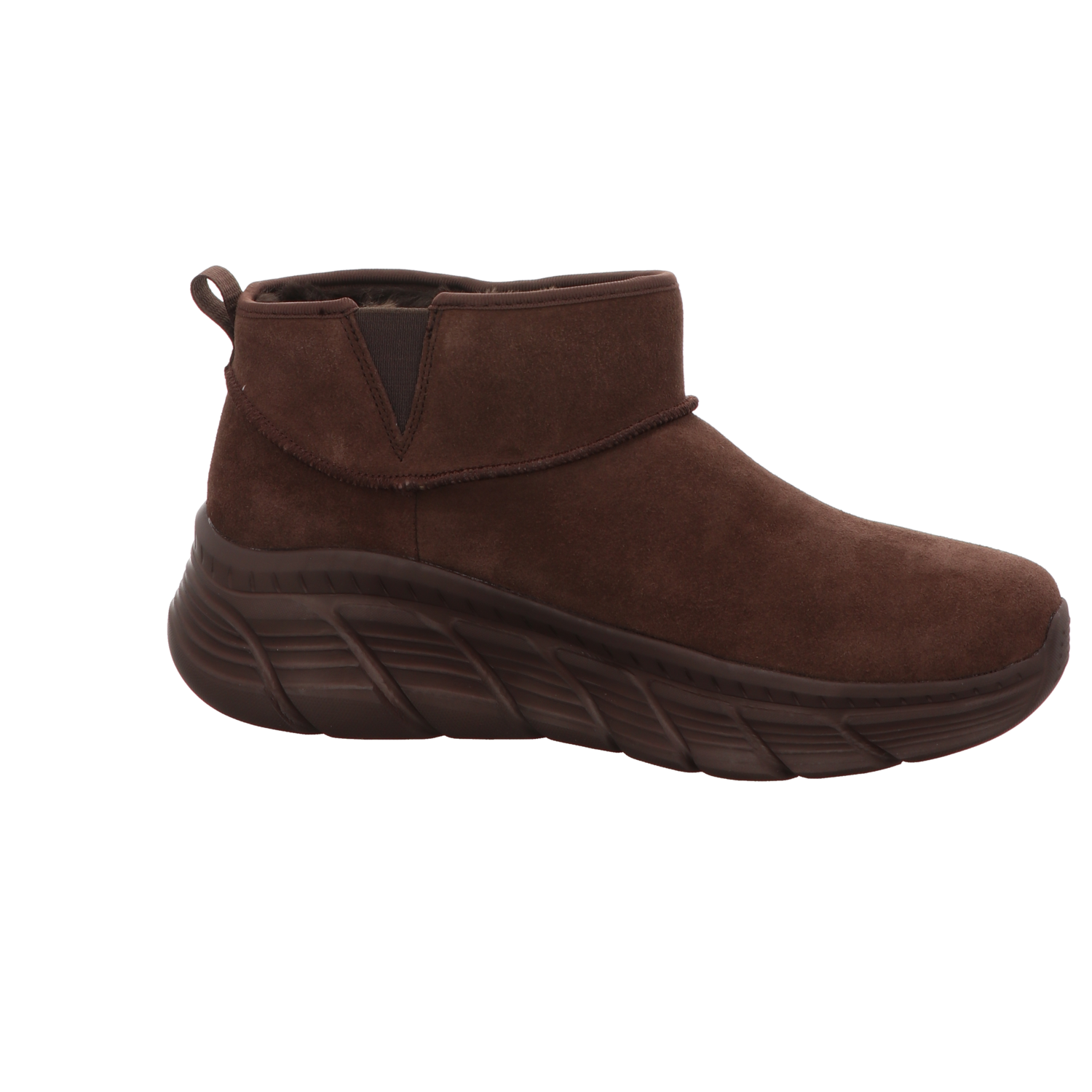 Skechers Damen Schnürstiefel Bobs Flex in braun