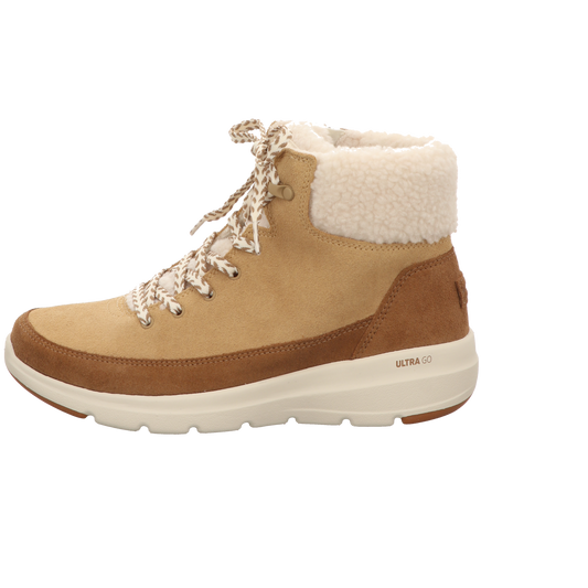 Skechers Damen Schnürstiefel Glacial Ultra in braun