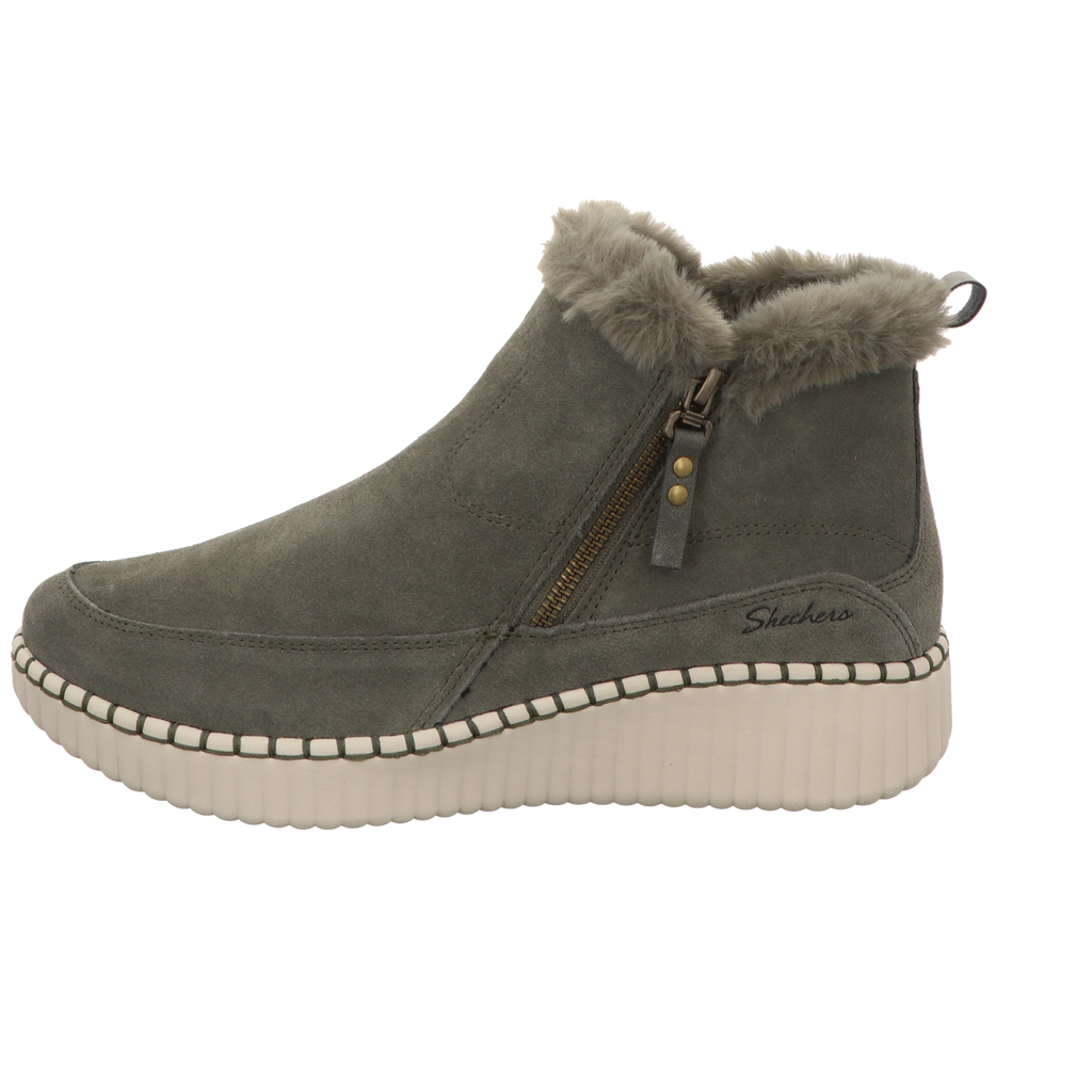 Skechers Damen Schnürstiefel Wilshire Blvd Fresh Zip in gruen