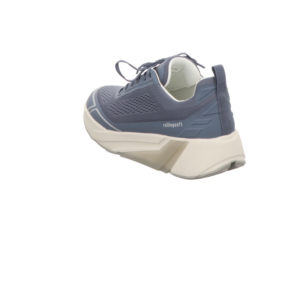 Gabor Damen Schnürschuh bequem Rolling Soft in blau