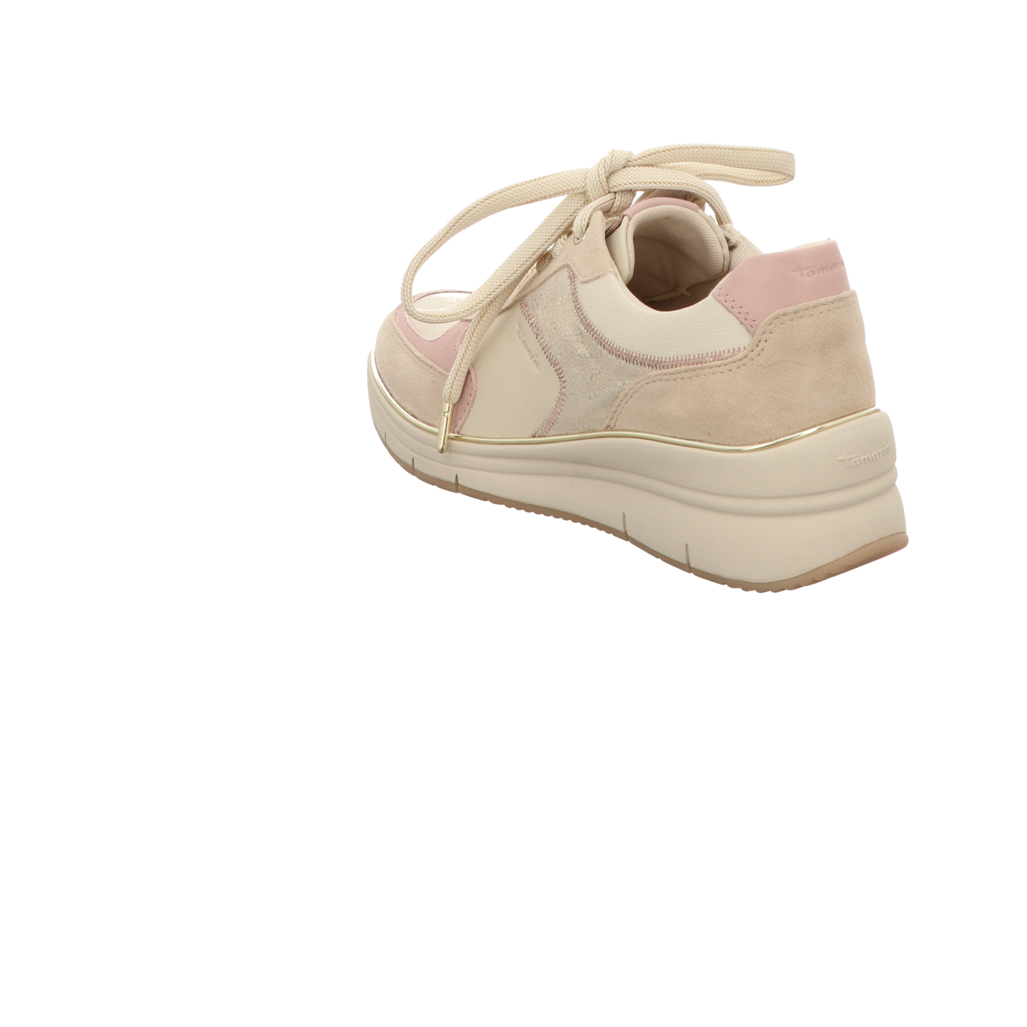 Tamaris Damen Schnürschuh M2376443 in weiss